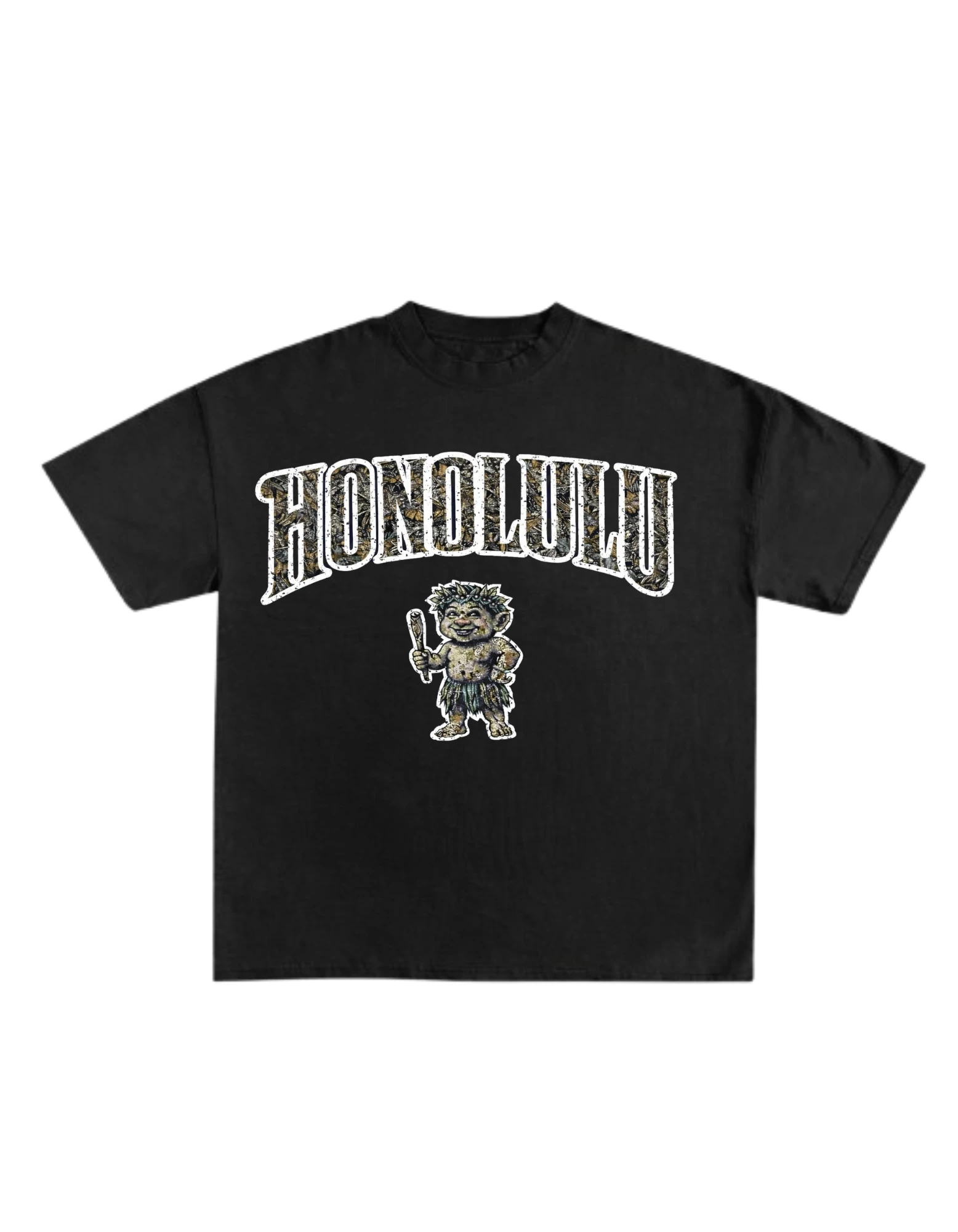 Black Honolulu Tee