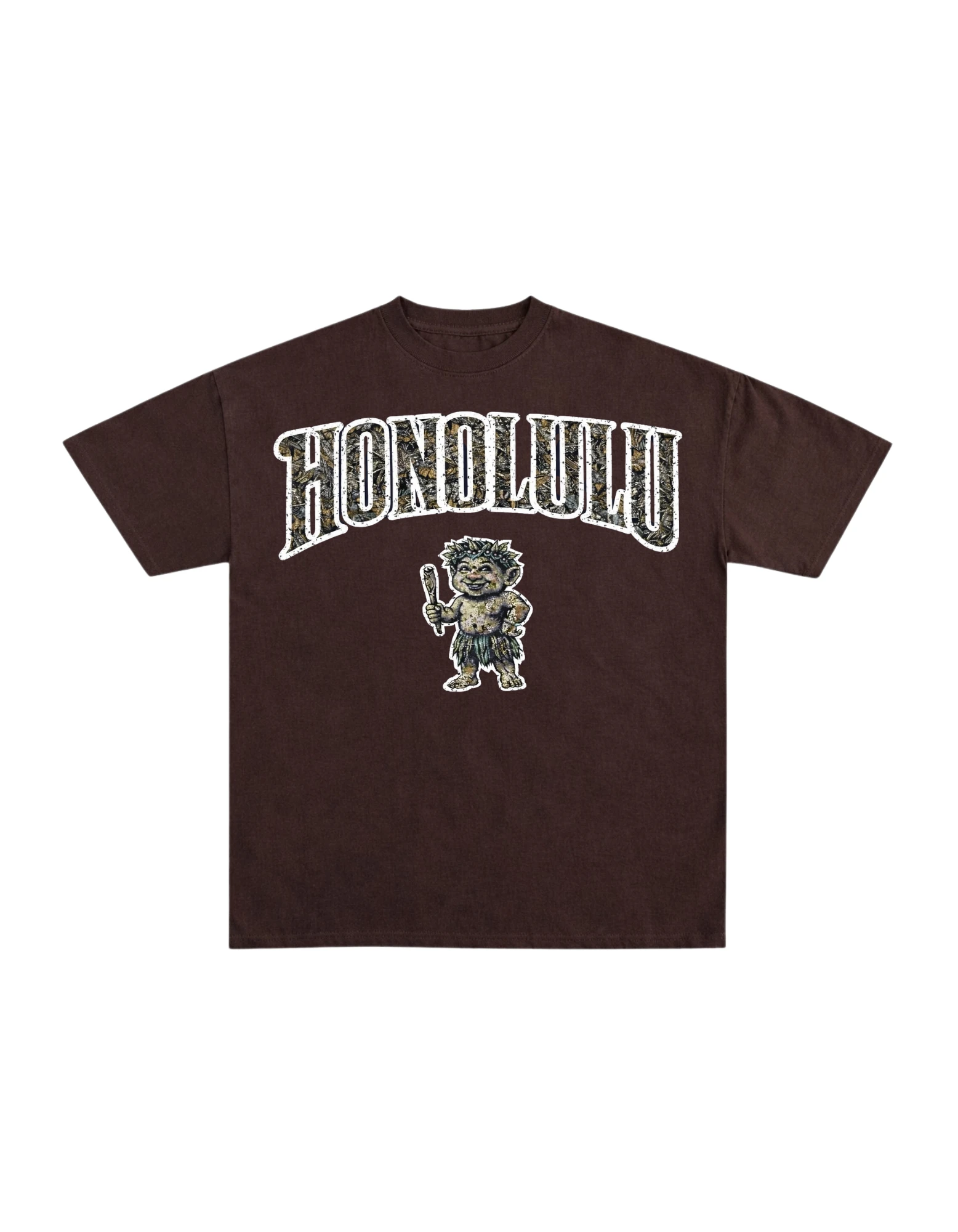 Brown Honolulu Tee